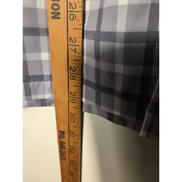 Carhartt Force Sun Defender Mens M Relaxed Fit SS Gray Plaid Shirt Sun Protect - Picture 9 of 9